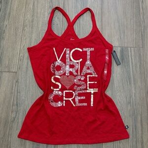 Victoria's Secret Red Women's Tank Top NWT size large